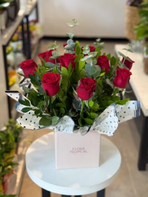 Arranjo 12 Rosas Vermelhas